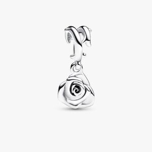 Pandora Elegant Silver Rose Charm